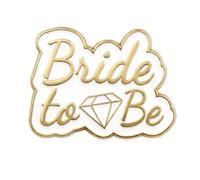 The Bride Badge, Bachelorette Party Badge, Bridal Party Lapel Pins for Team Bride, Maid of Honor & Brides Squad Celebration Night Accessories Perfect Hen Party Accessories