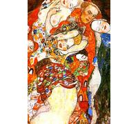 The Bride - Gustav Klimt - Notebook: 120 Lined Pages 6" x 9" Journal Diary Notepad