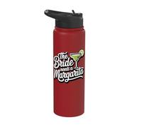 The Bride Needs A Margarita Stainless Steel Insulated Water Bottle