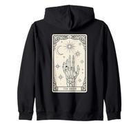 The Bride Skeleton Tarot Gothic Wedding Halloween Party Zip Hoodie