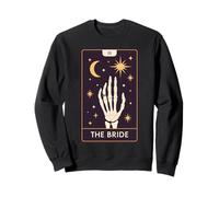 The Bride Skeleton Tarot Halloween Witchy Spooky Bridal Sweatshirt
