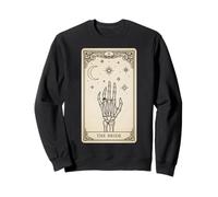 The Bride Tarot Spooky Skeleton Wedding Halloween Party Sweatshirt