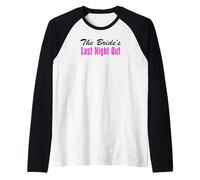 The Bride's Last Night Out Bachelorette Party Raglan Baseball Tee