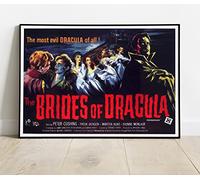 The Brides Of Dracula Peter Cushing Horror Movie Film Promo : A Huge 36"x24" Poster Print Similar (Slightly Larger) to A1 Size : Vintage Retro Reproduction