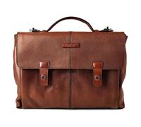 The Bridge Biagio Briefcases Messenger Leather 41 cm Laptop compartment brown