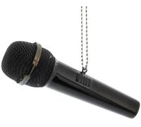 The Bridge Collection 3" Microphone Car Charm- Car Ornament- New Driver Gift- Fun Car Accessories- Concert and Choir- Hanging Rearview Mirror Keychain- Singers and Vocalists Gift- Music Teacher Gift