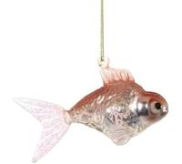 The Bridge Collection 4.75" Glittery Goldfish Ornament - Beautiful Pet Fish Christmas Ornament