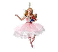 The Bridge Collection Clara with Nutcracker Prince Ornament