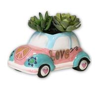 The Bridge Collection Hippy Vehicle Planter Pot (Love 'Bug')