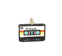 The Bridge Collection Mix Tape Ornament - Home for The Holidays - Christmas Tree Ornaments - Cassette Tape for Music Class Decor - Vintage Mix Cassette Tape