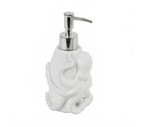 The Bridge Collection Octopus Soap Dispenser - White Hand Soap Bottle
