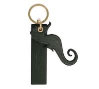 The Bridge Duccio Keychain Leather 1 cm green