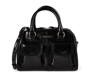 The Bridge Flora Handbag Genuine Leather 26 cm black