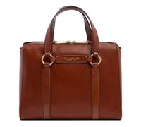 The Bridge Handbag Leather 30 cm brown