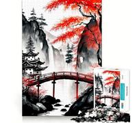The Bridge Jigsaw Puzzle for Teenagers 1000 Pieces Cognitive Toy Quiet Hobby Premium Edge (38x26cm)