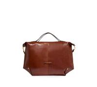 The Bridge large Unica zip-fastening leather tote bag - Brown OS