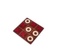 The Bridge Life-style leather tic-tac-toe game - Brown OS