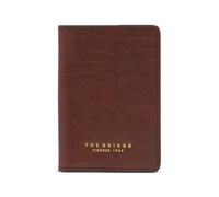 The Bridge Life-style logo-print leather passport holder - Brown One Size