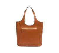 The Bridge Luce Soft zip-pocket leather shoulder bag - Brown One Size