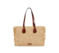 The Bridge Luna fringed tote bag - Neutrals One Size