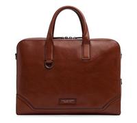 The Bridge Matteo Briefcase Genuine Leather 38 cm Laptop compartment red