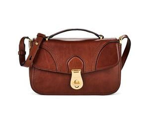 The Bridge Mia Handbag Genuine Leather 28 cm brown