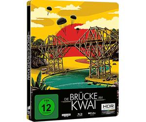 THE BRIDGE OVER THE RIVER KWAI 2 Disc / STEELBOOK / 4K Ultra HD NEW RB Blu Ray