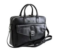The Bridge Shoulder Bag 46333001 Laptop Bag Leather Black Man