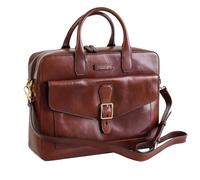 The Bridge Shoulder Bag 46333001 Laptop Bag Leather Brown Man