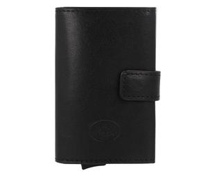 The Bridge Story Uomo business card case leather 6.5 cm black