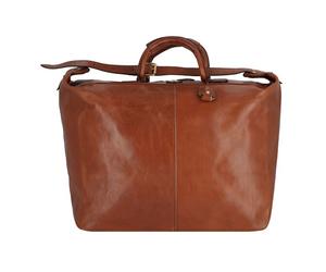 The Bridge Story Viaggio Weekender travel bag leather 50 cm brown