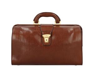 The Bridge Today Business Doctor Case Leather 37 cm brown