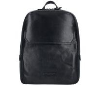 The Bridge Williamsburg backpack leather 40 cm laptop compartment black