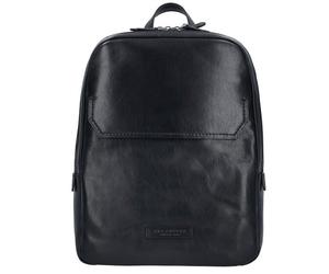 The Bridge Williamsburg backpack leather 40 cm laptop compartment black