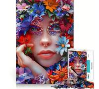 The Bright Flower 1000 Piece Jigsaws for Teenagers Puzzle Mind Challenge Toy Calm Pastime Precise Cut Lovely Gift (38x52cm)