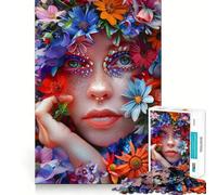 The Bright Flower 1000 Pieces Puzzles for Teenagers Brain Tease Toy Home Activity Premium Cut Santa Wish Item (38x26cm)