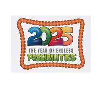 'The Bright Horizons of 2025' Temporary Tattoo - Water Resistant, Skin-Safe, Non-Toxic Transfer (TO00080779)