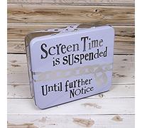 The Bright Side Lockable Tin - Screen Time Is Suspended.