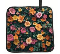 The Bright Spring In The Flower Garden Sitting Pad Foldable Seat Cushion Waterproof Lightweight Camping Seat Mat With Hook For Hiking Stadium Airplane, Sitting Pad
