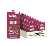 THE BRIGHT TEA CO., English Breakfast Tea Freshpacks for MARS DRINKS FLAVIA Brewer, 20 Packets