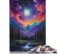 The Brightest Star Jigsaw Puzzles Puzzles for Adults Kids. 1000 Pieces Impossible Challenge Toy Educational Games Home Decoration for Adults& Kids Age 14 Years Up 1000pcs (38x26cm)