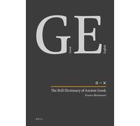 The Brill Dictionary of Ancient Greek (Set): Deluxe Edition