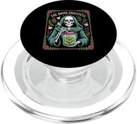 The Brine Priestess Pickle Goth Skeleton Kitchen PopSockets PopGrip for MagSafe