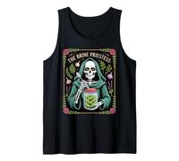 The Brine Priestess Pickle Goth Skeleton Kitchen Tank Top