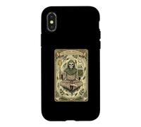 The Brine Priestess Tarot Meditating Skeleton Jar Case for iPhone X/XS