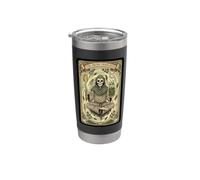 The Brine Priestess Tarot Meditating Skeleton Jar Stainless Steel Insulated Tumbler