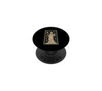 The Brine Priestess Tarot Skeleton Garlic Herb Jar PopSockets Adhesive PopGrip