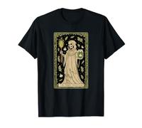 The Brine Priestess Tarot Skeleton Garlic Herb Jar T-Shirt
