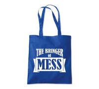 The Bringer of Mess Funny Tote Shopping Bag 10 Litres Capacity 42 x 38cm
