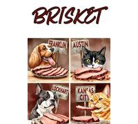 The Brisket Journal: For Notes, Ideas, and Long, Patient Devotion • 6x9 Quad Ruled Graph Paper